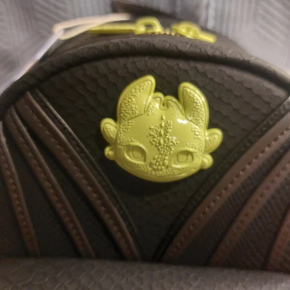 Loungefly How to Train Your Dragon Toothless Textured Mini Backpack - Picture 2 of 9